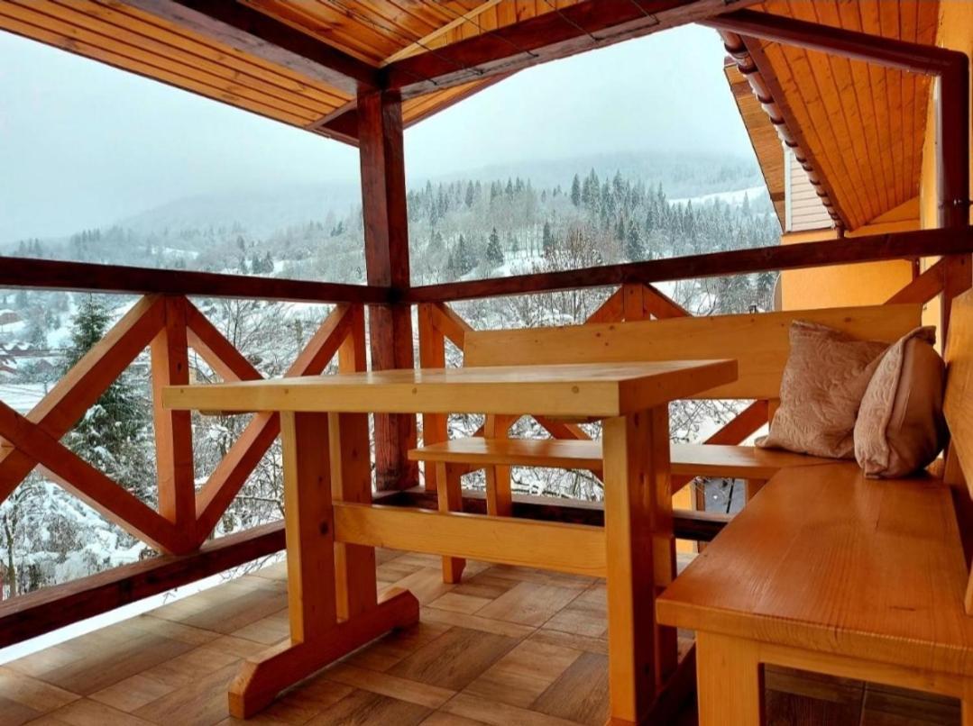 Захід Сонця Otel Slavske Dış mekan fotoğraf